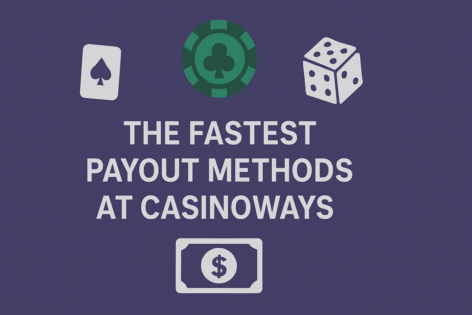 The Fastest Payout Methods at Casinoways image